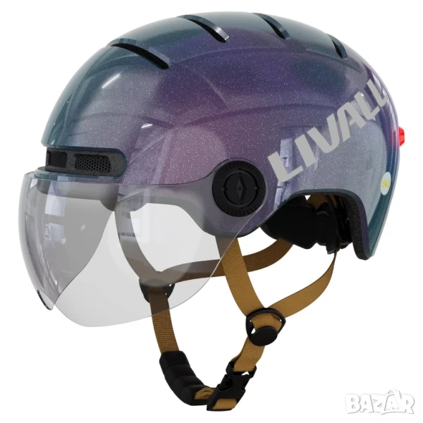 Интелигентна каска LIVALL L23 с визьор и LED осветителна система, снимка 1