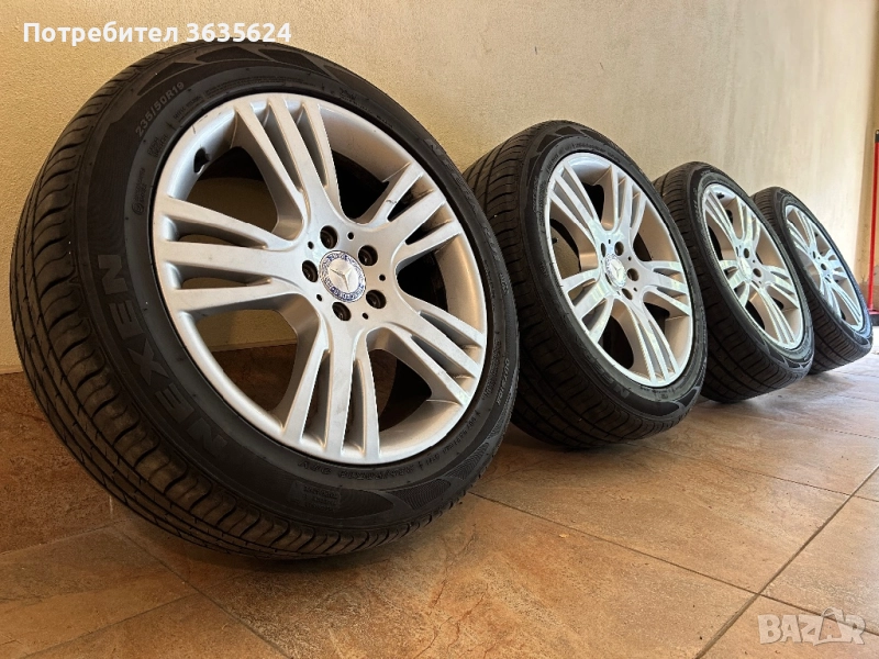  4 броя оригинални лети джанти 19 цола за Мерцедес GLK X204, снимка 1