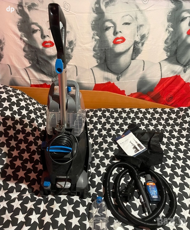 Чисто нов Vax Spin Scrub Power Уред за почистване на килими, снимка 1