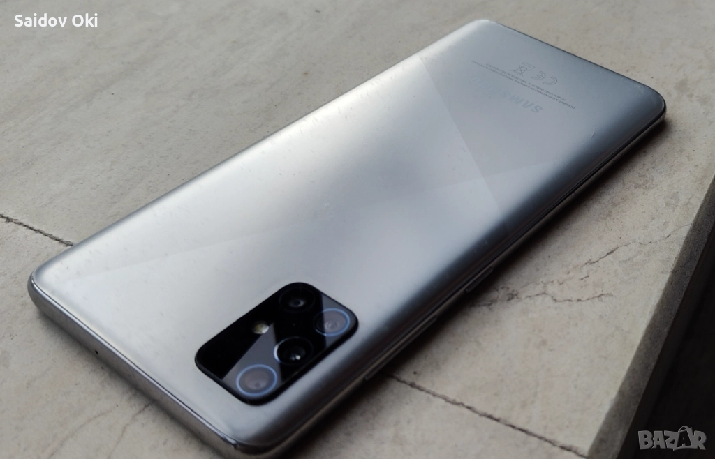 SAMSUNG GALAXY A51 128GB(напукано стъкло на дисплей) работи повече от петфектно!, снимка 1