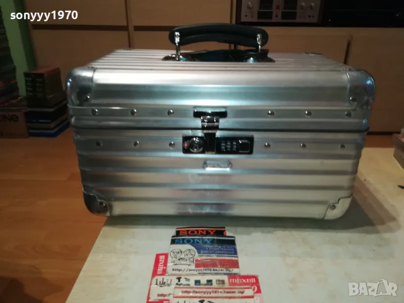 заявен-RIMOWA GERMANY 1898-МАРКОВ АЛУМИНИЕВ КУФАР 1904251928LNWC, снимка 1