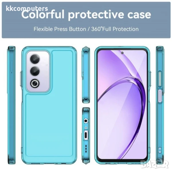 Oppo A80 5G / A3 Pro 5G Силиконов Калъф Transparent /TPU и Протектор, снимка 1