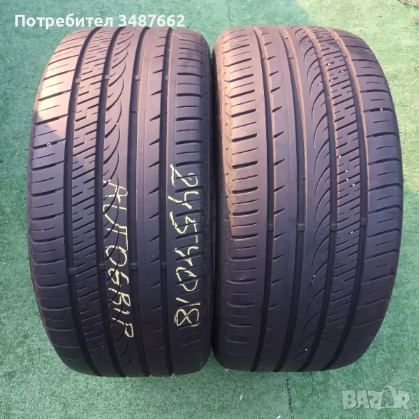 245 40 18 AUTOGRIP  2бр летни , снимка 1