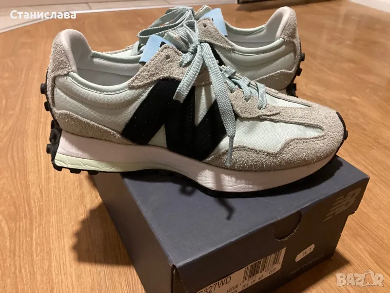 New balance 327 цвят мента, Puma бели, снимка 1