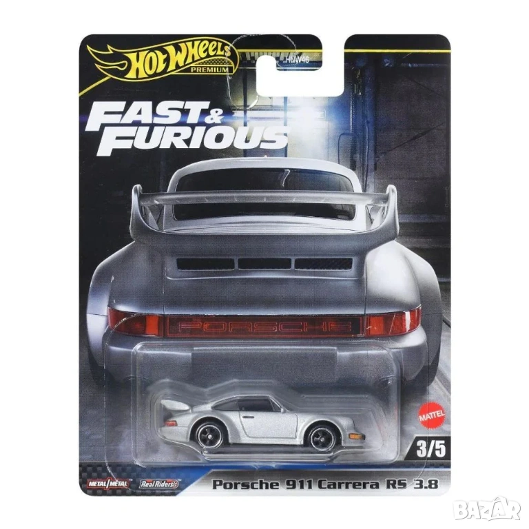 Porsche 911 Carrera RS 3.8 Hot wheels PREMIUM FAST & FURIOUS, снимка 1