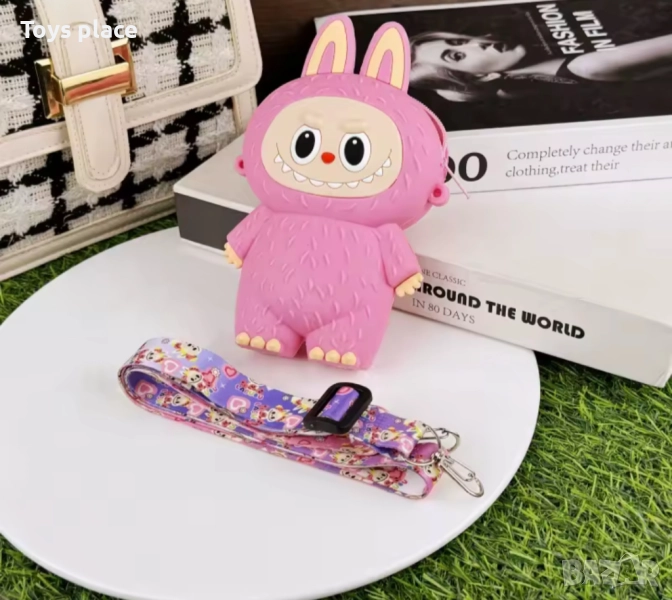 Силиконова малка чанта Лабубу Labubu, снимка 1