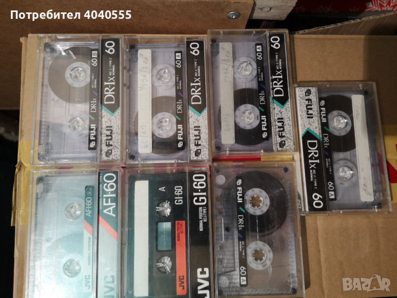 Аудио касети 1 (аудиокасети) JVC и FUJI , снимка 1