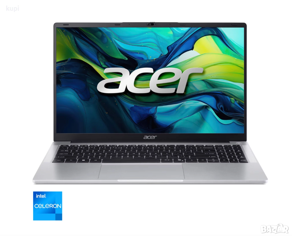 Лаптоп Acer Aspire Lite 15, Intel® Celeron® N4500, 15.6'', Full HD, снимка 1
