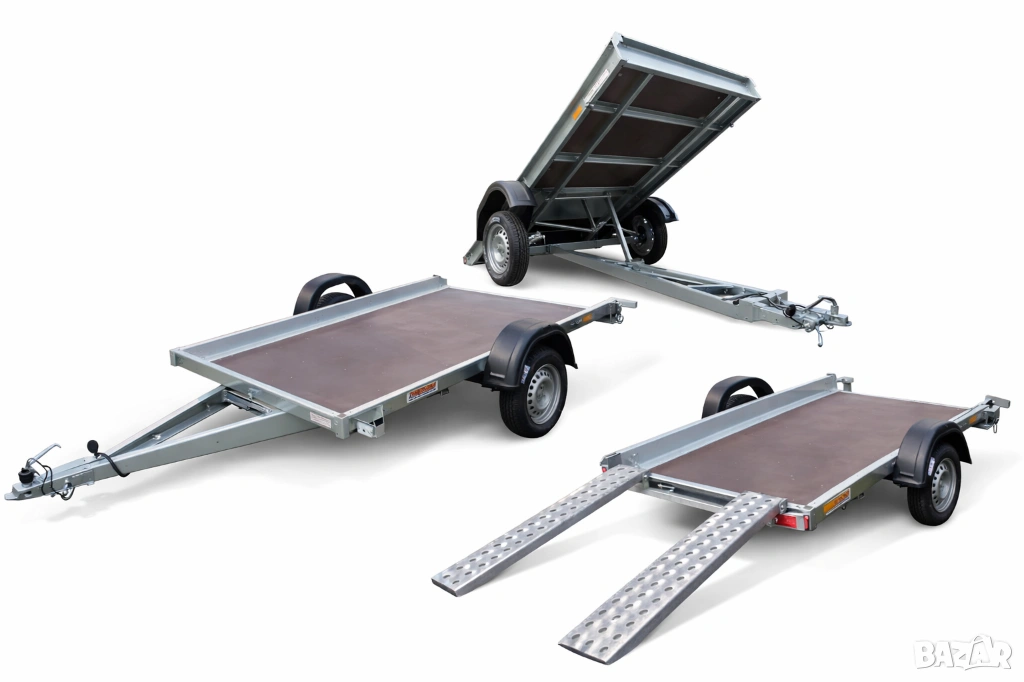 под наем платформа / ремарке с повдигащ механизъм 15 евро, снимка 1