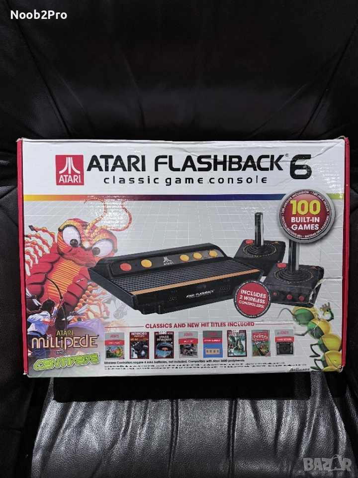 Atari Flashback 6 с кутия(BOXED) Безжични джойстици, снимка 1