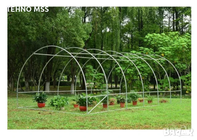 Оранжерия за зеленчуци 3 x 8 x 2 + Подарък напоителна система + Конец за връзване + К-кт за разсад, снимка 5 - Оранжерии - 50570918