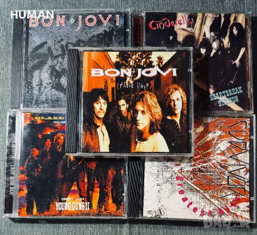 Bon Jovi - Survivor - Cinderella , снимка 1 - CD дискове - 48070320