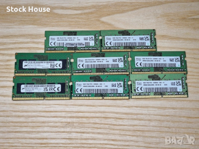 8GB DDR4 3200Mhz Samsung Hynix Crucial Micron Рам Памет за лаптоп с гаранция!, снимка 2 - RAM памет - 52740858