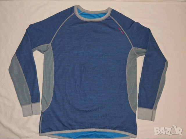 2 броя - Heldre (XL) и Devold Spirit мерино (S) мъжки блуза и термо клин Merino Wool 