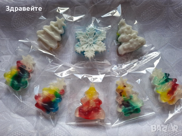 Коледни глицеринови ароматни сапунчета, снимка 10 - Коледни подаръци - 52668314