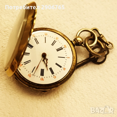 Старинен джобен часовник, снимка 8 - Антикварни и старинни предмети - 52993187