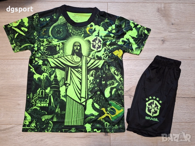 Детски флуоресцентен футболен екип на Неймар Бразилия!!!, снимка 2 - Футбол - 52066081