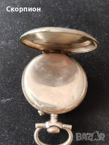 Швейцарски СРЕБЪРЕН джобен часовник - ПРОМОЦИЯ, снимка 11 - Джобни - 50776764