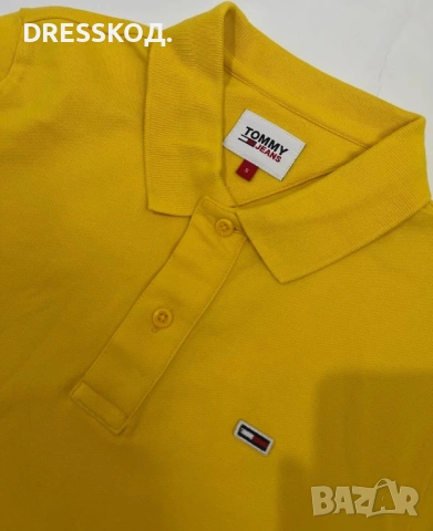 Tommy Hilfiger оригинална мъжка тениска с яка, S размер , снимка 3 - Тениски - 53509582