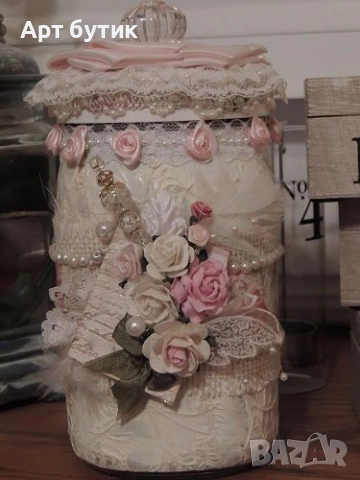 Различни видове  буркани с мед за подарък на Кръстница, снимка 3 - Декорация - 52741802