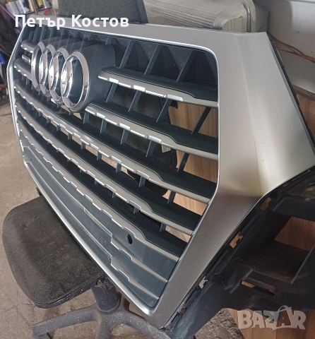 предна грил Решетка Audi Q7 2016г, снимка 5 - Части - 53572727