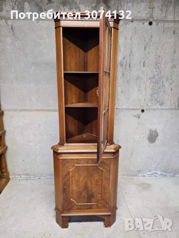 Витринка за ъгъл в стил Рустик, снимка 2 - Секции и витрини - 49680288