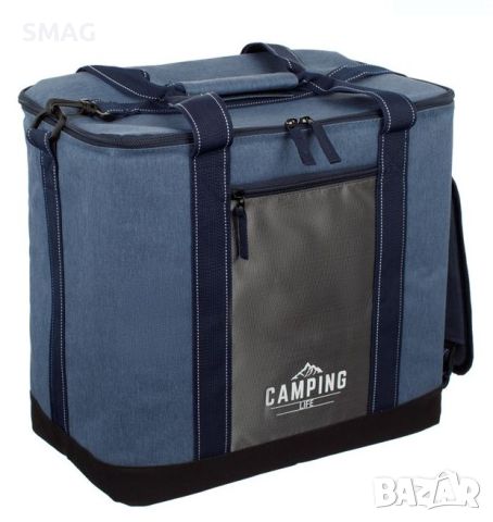 Изотермална чанта Blue Jeans Charcoal 40x24x28см - 26л, снимка 1 - Хладилни чанти - 46387650