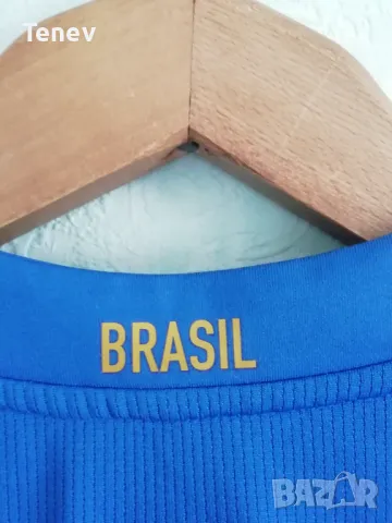 Brazil Nike оригинална футболна тениска фланелка Бразилия размер L, снимка 5 - Тениски - 49697605