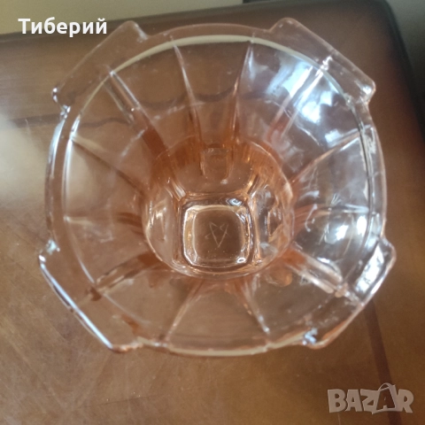 Стъклена ваза стара, снимка 6 - Вази - 52025457