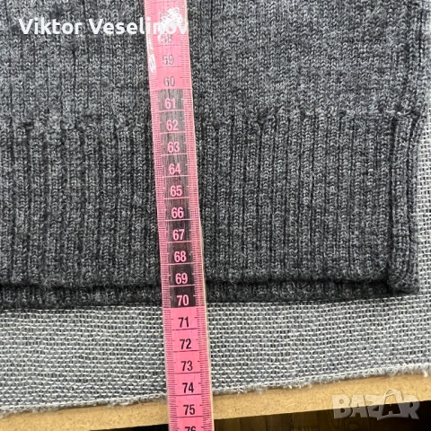 Snickers Мъжки Вълнен Пуловер XL 1/4 Зип Плетен Работен, снимка 7 - Пуловери - 53067520