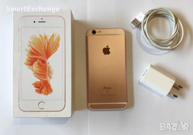 *Iphone 6S 32GB Rose Gold*Кутия*Зарядно*, снимка 2 - Apple iPhone - 48165032