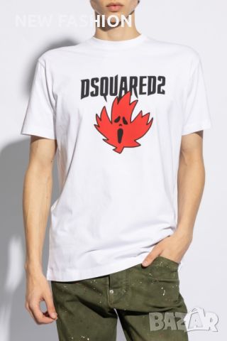 Мъжки Памучни Тениски DSQUARED2 : HERMES, снимка 2 - Тениски - 46790590