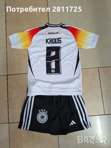 Детски екип Тони Крос Германия-Евро2024, снимка 1 - Футбол - 46405291