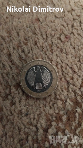 здравейте, 1€ от 2002 година 2бр, снимка 2 - Нумизматика и бонистика - 53403218