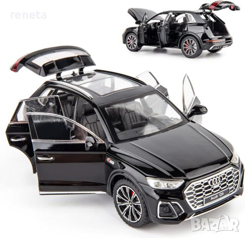 Играчка Кола, Audi Q5 Метална, Черна, Мащаб 1:24, снимка 2 - Коли, камиони, мотори, писти - 45781539