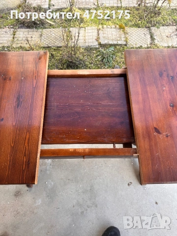 Масивна дървена маса, снимка 5 - Маси - 53694293