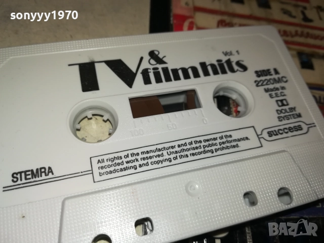 TV & FILM HITS-ORIGINAL TAPE 3011251904, снимка 2 - Аудио касети - 52595190