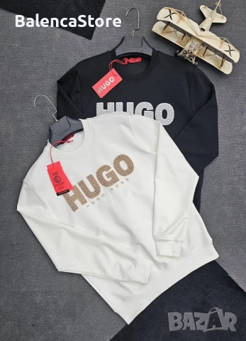 Памучна блуза HUGO