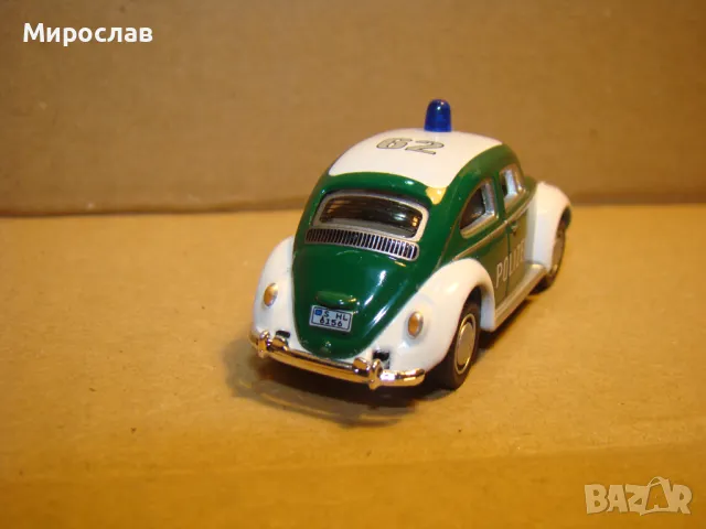 1:72 HONGWELL VW BEETLE POLICE ПОЛИЦИЯ КОЛИЧКА МОДЕЛ, снимка 4 - Колекции - 48633209