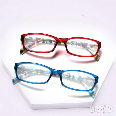 5 чифта очила за четене, стилни рамки с шарка, модни дамски очила за жени, +0.5, снимка 5 - Слънчеви и диоптрични очила - 51423534