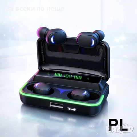 Безжични слушалки E10 МiPods 5.3 с LED дисплей /ED-BJLDP-1010 Код P1976, снимка 7 - Безжични слушалки - 53926940
