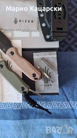Kizer drop bear fix Azo дизайн., снимка 6 - Ножове - 53979210