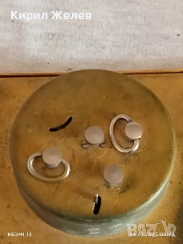 Стар механичен будилник СЛАВА СССР рядък за КОЛЕКЦИЯ ДЕКОРАЦИЯ 49194, снимка 7 - Антикварни и старинни предмети - 51958283