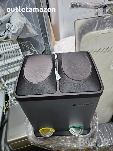 Songmics Кош за отпадъци 30 литра, система за разделно събиране на отпадъци, 2 коша, снимка 3 - Други - 53827787