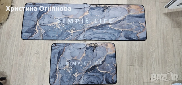 Комплект водоустойчиви постелки за кухня, различни цветове