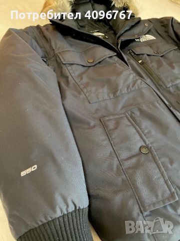 The North Face 550 DryVent Down Parka Jacket Black XL, снимка 6 - Якета - 45717967