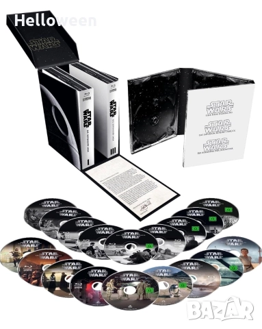Star Wars - The Skywalker Saga Complete Collection (Blu-Ray) , снимка 2 - Blu-Ray филми - 52884700