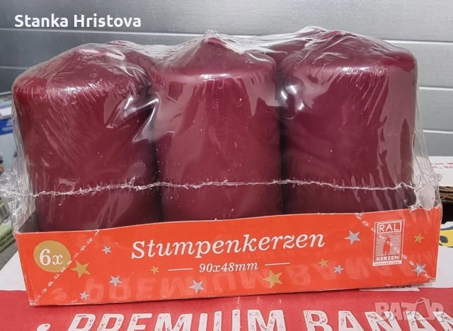 Декоративни свещи в комплект 6бр.