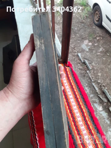 Стара домашна икона - ръчно рисувана върху дъска, снимка 4 - Антикварни и старинни предмети - 50851312