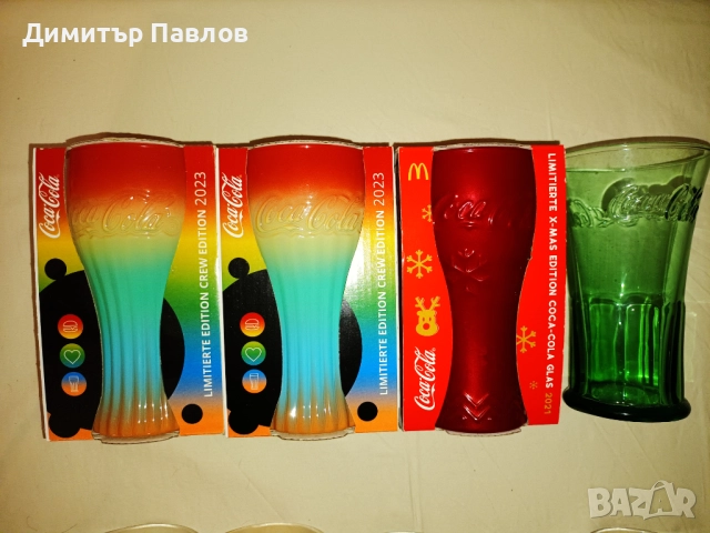 Кока Кола чаши за колекционери coca cola, снимка 6 - Чаши - 32899348